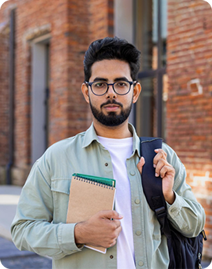 Video testimonial thumbnail of Rahul Sharma, UI/UX Design student