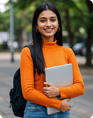 Video testimonial thumbnail of Sneha Das, Graphic Design student